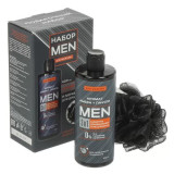 Набор подароч. муж  MEN 3в1 (Шампунь, конд-р и гель д/душа+мочалка д/душа) 3416