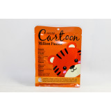 Ткан.маска  д/лица Million Pauline Cartoon Tiger (прод по 10) 3913