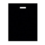 Пакет с вырубной ручкой  44*57 Черный (прод.по 50)*250  ВУР56117 4066