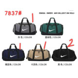 Сумка дорож 7837 (50*30) NIKE голубая