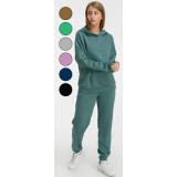 Костюм жен начес Original (кофта+штаны) (50-60) (прод по 6) т. розов