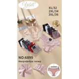 Плавки жен (XL-3XL) (прод по 3) 6899 бордо