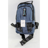 Сумка-бананка муж 16-6 (17*28) синяя УЦЕНКА!!!