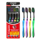 Зубная щетка Colgate СуперФлекси Черн средняя 3+1*  0844