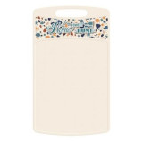 Доска разделочная Bergamo прямоугольная 260x155x3,5 мм с декором 