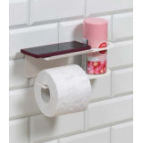 Держатель д/туал.бумаги 3 в 1 (белый)*12 3353