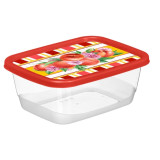 Контейнер д/продуктов  прямоуг. 0,85л с декором 
