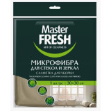 Салфетка д/стекол и зеркал Master FRESH МИКРОФИБРА 1шт(30*30см)*30 1073