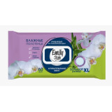 Влажные полотенца Emily Style Д/ВСЕЙ СЕМЬИ  АНТИБАКТ.с крышкой XL , соты 60шт*12 5520