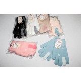 Перчатки детс.дев. Виктория 372 пух (прод по 12) 16см