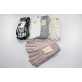 Перчатки жен. Henu 7171 ангора+мех (прод по 12) 23см