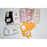 Варежки детс. дев 6377 (прод по 12) 16см