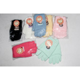 Перчатки детс. Мария 7059 начес (прод по 12) 16см