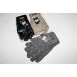 Перчатки муж  Henu 8026 ангора+начес (прод. по 12) 24см