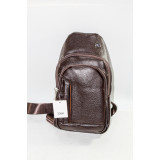 Сумка-бананка муж 338 (30х17) коричн