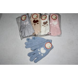 Перчатки детс. дев. KimLin Д-813 норка (прод по 12) 20см