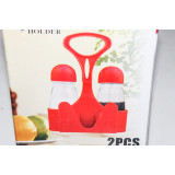 Солонка+перечница на подставке 16170-5-1  1705