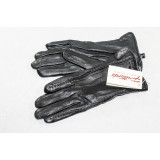 Перчатки жен кожа К-8 мех (прод по 12) 24см