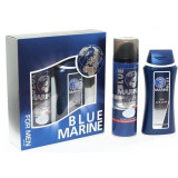 Набор подароч. муж Blue Marine SPORT (Пена д/бритья 200 + Гель д/душа 250) 4678