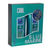 Набор подароч. муж Blue Marine COOL (Шампунь 250 +  Гель д/душа 250) 0249