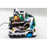 Дом Новогодний музыкальный W 211