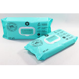 Полотенца влаж CLEANSING 60шт 25х27см очищающ универсал календула с клапаном*12 (поддон 54 ящ) 3715