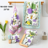 Полотенце кух. м/ф на петельке 98-830 25х50 Лаванда (прод по 20)