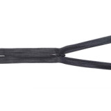 Молния потайная 50см т. серый