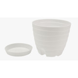 Горшок д/цветов Бриз 2,7л белый 9799