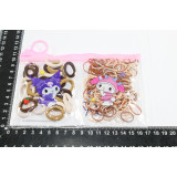 Резинка детская  KP-5945 набор коричн