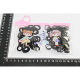 Резинка детская  KP-5945 набор черный