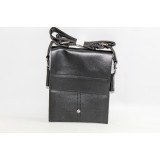 Сумка муж кожа 1805-1 (20*15) черная