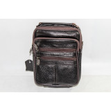 Сумка муж кожа 103-3 (20*15) коричневая