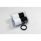 Резинка стрейч RV-5768 (прод по 24) черно-белый