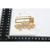 Набор KP-5436/4 (2 зажима+ невидимка)