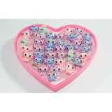 Кольцо Детское Сердце (прод по 36) Стич