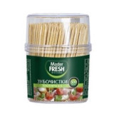 Зубочистки Master FRESH 500 штук пластик банка *36 1034