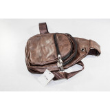 Сумка-бананка муж кожа C-4 (25х18) корич УЦЕНКА!!!