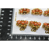 Краб метал мини 25В-269 (прод по 12) золото