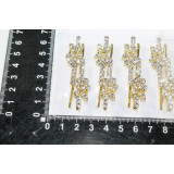 Невидимка KP-5808/3 (прод по 10) (цена за пару) золото