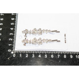 Невидимка KP-7060/2 (прод по 6) (цена за пару) серебро