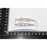 Невидимка KP-7061 (прод по 6) (цена за пару) серебро