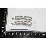 Невидимка KP-7061/3 (прод по 6) (цена за пару) серебро