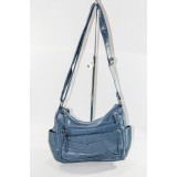 Сумка жен. 903-1 (30х22) голубая