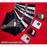 Плавки жен (L-2XL) (прод по 3) 6530 фиолет