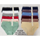 Плавки жен (3XL-5XL) (прод по 6) 5535 капучино