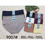 Плавки жен (8XL-10XL) (прод по 6) № 9007 черные