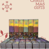 Набор подар. Новогодний (салфетка+2магнита+коробка светящ)