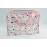 Косметичка жен. силикон прозр (25х20) 