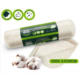 Салфетка д/уборки Master FRESH ХЛОПОК (для пола) 50*70см, 1шт ролик*50 9864